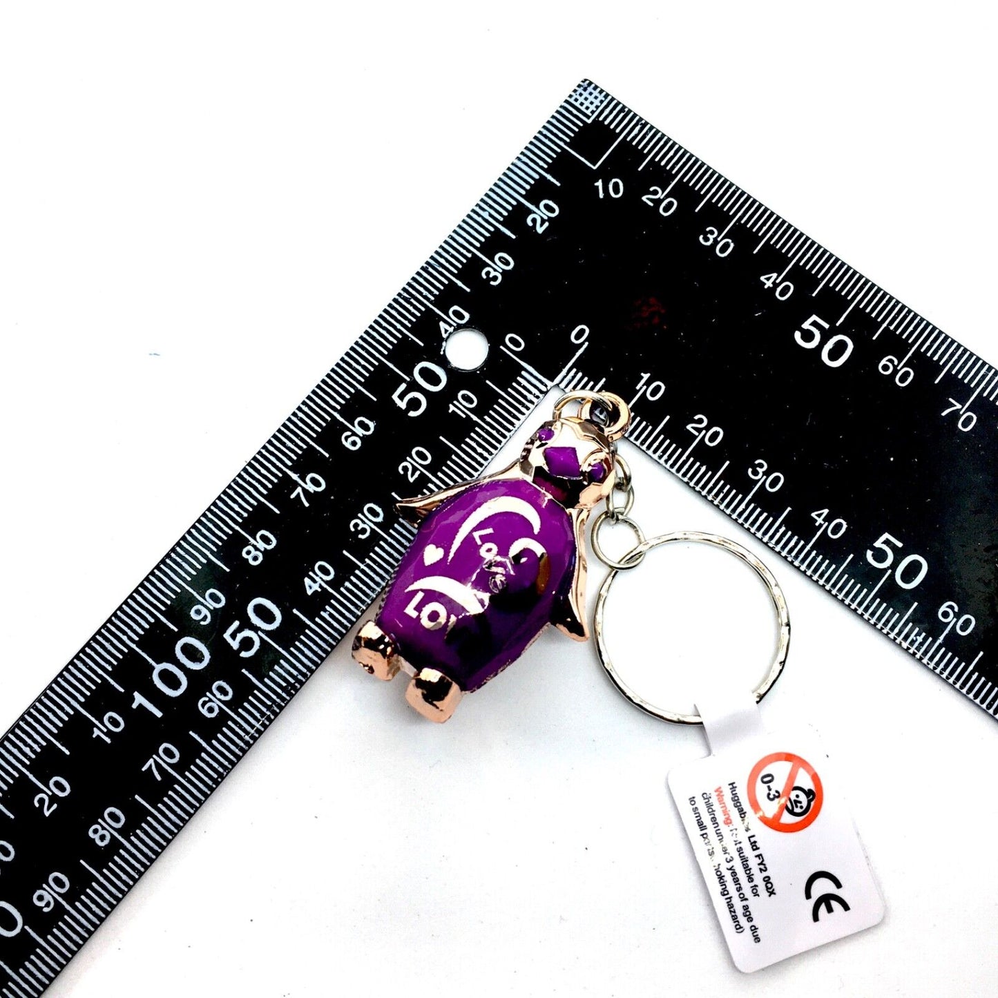 1x Fancy Keyring - Pick Your Design (Smiling, Umbrella, Mouse, Monkey or Penguin)