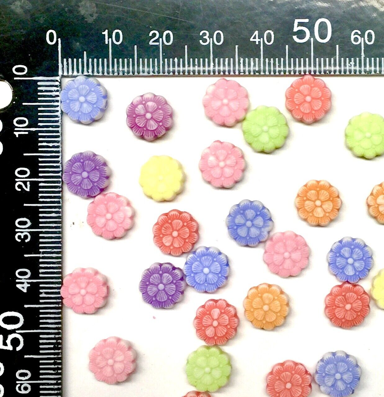 100 pcs Flowers and Butterfly Acrylic Charm and Beads - Pick Your Design