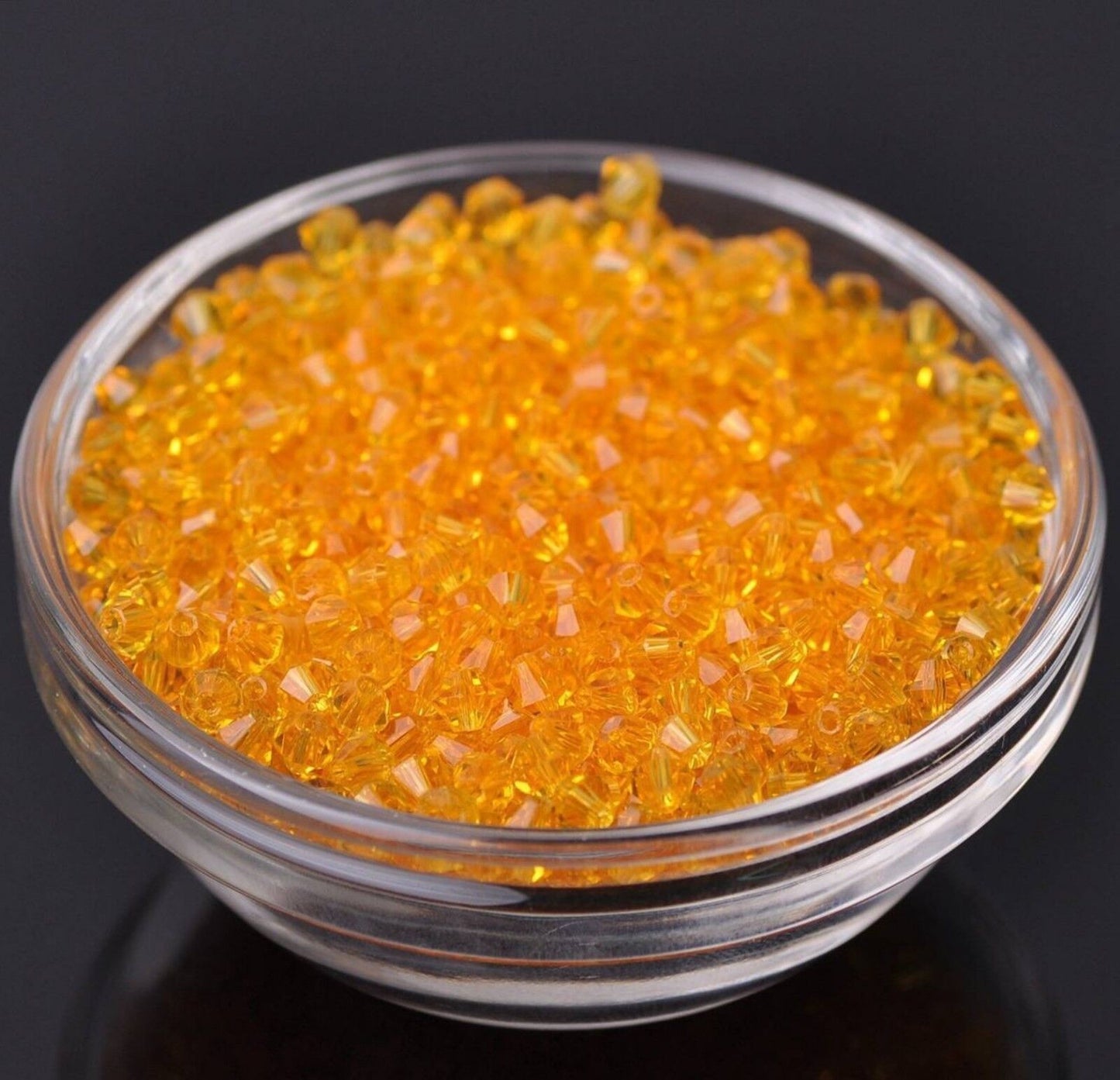 200x Bicone Crystal 4mm Beads RMAA - Choose Your Colour