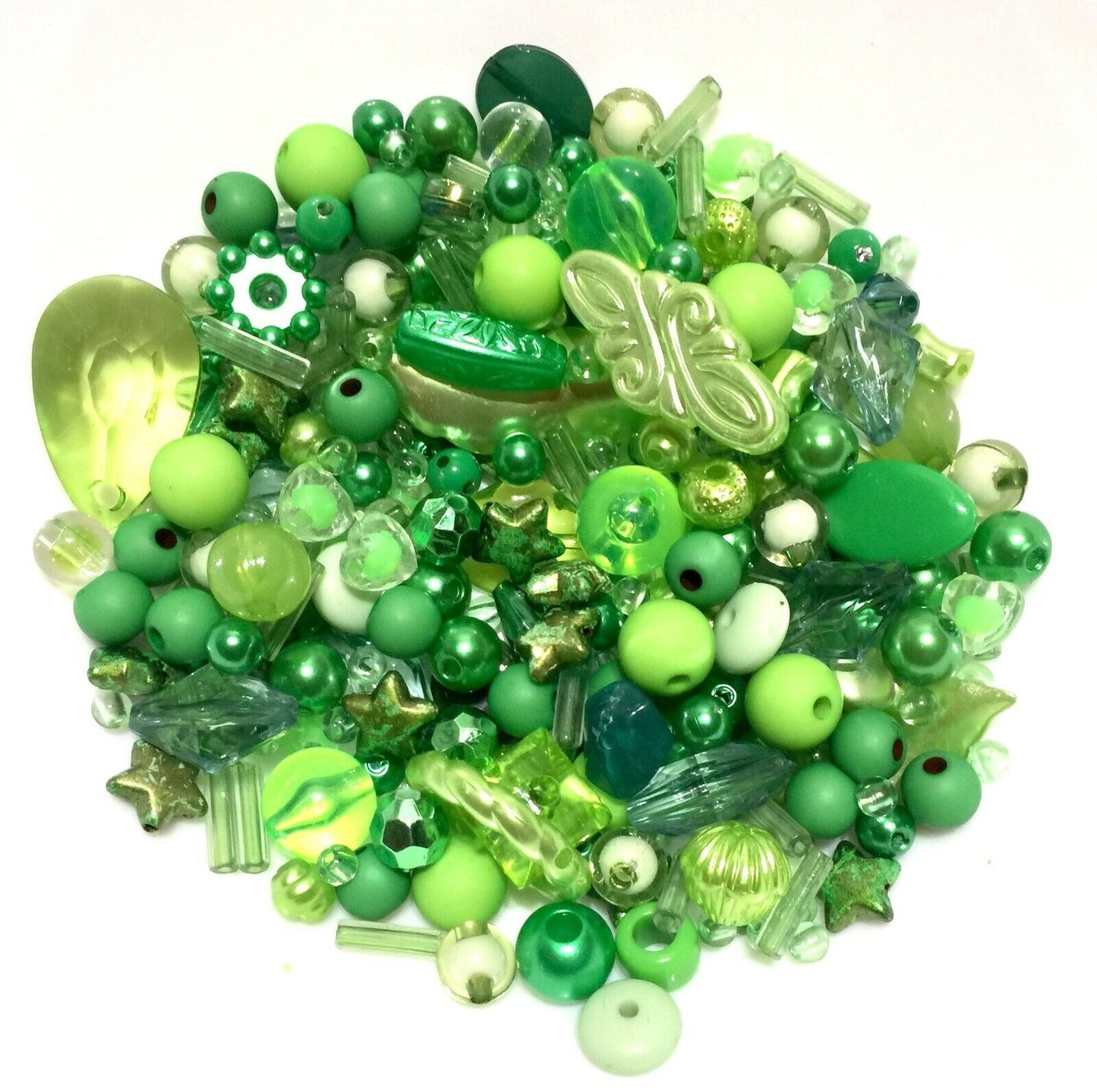 300x Theme Coloured Special Mix Design Mix Sizes Acrylic Beads - Pick Your Color