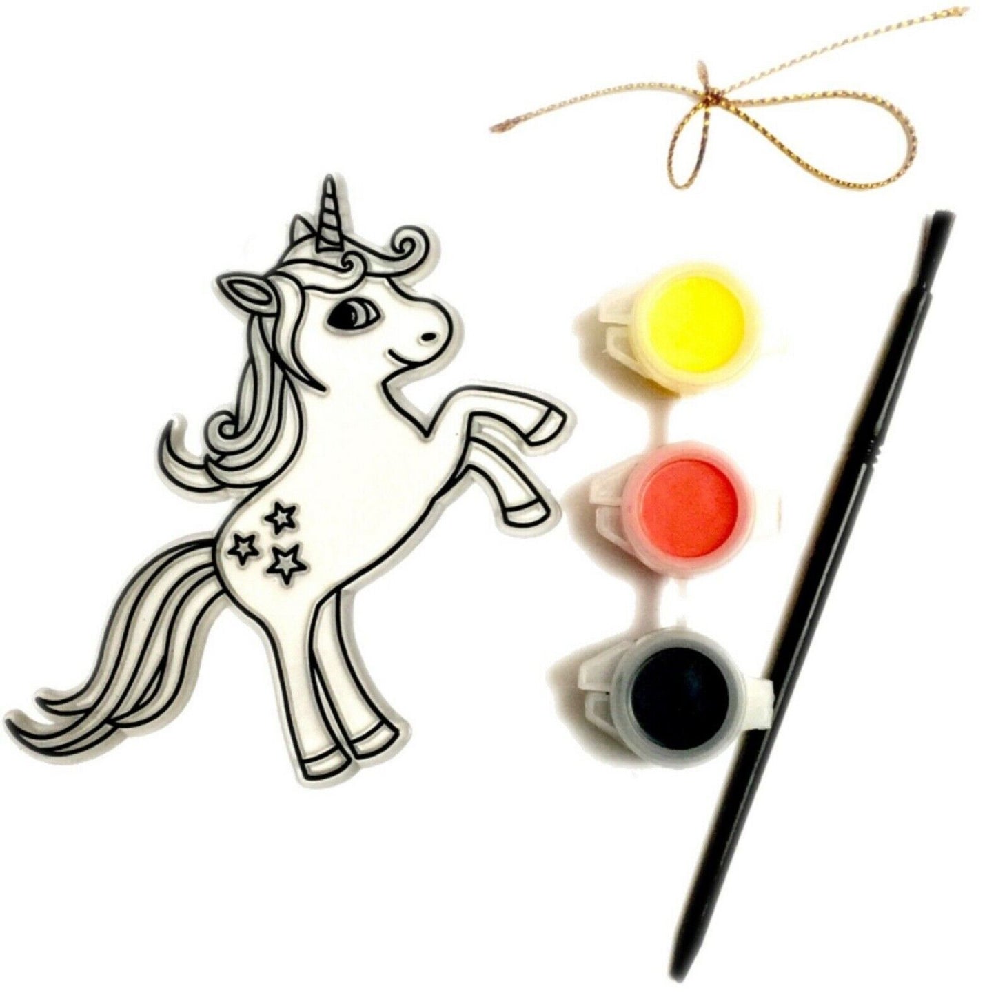 1x Cute Animals or Mythical Creatures Paint Your Own Suncatcher DIY Kit