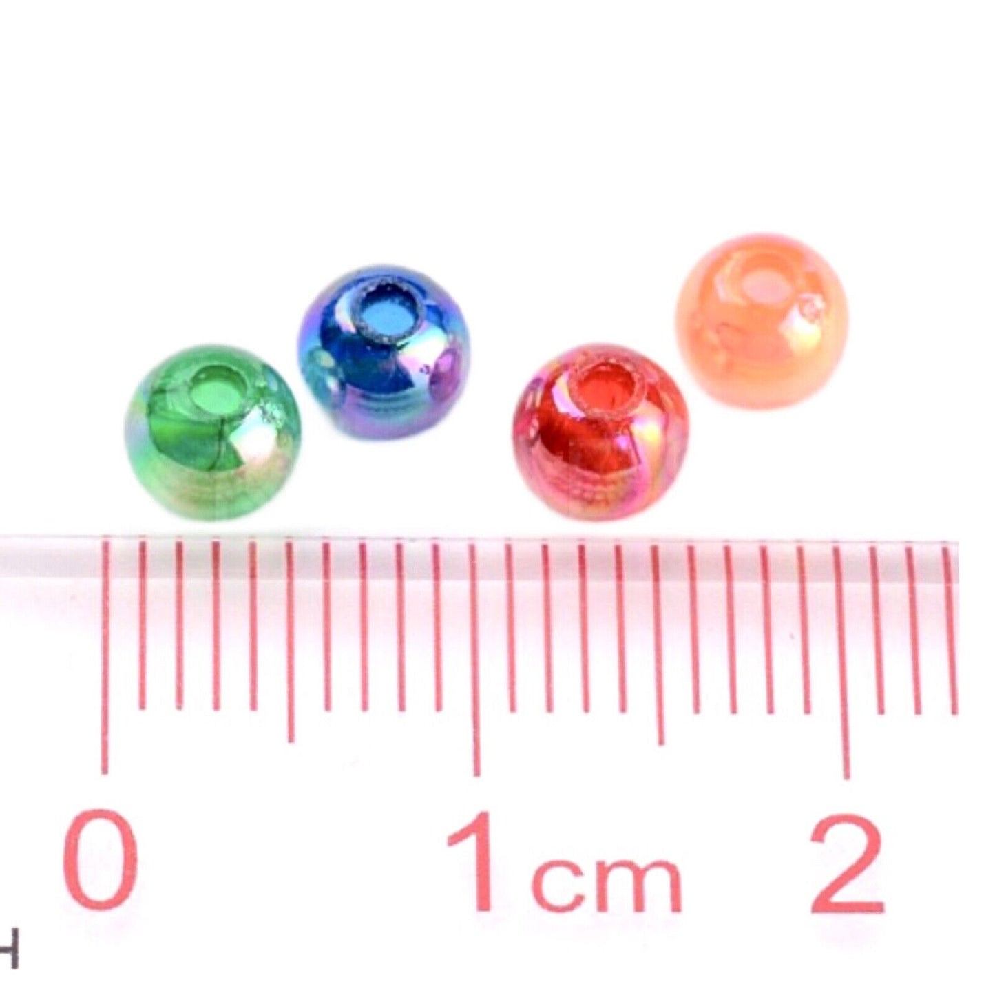 1000x Tiny 3mm Acrylic Faux Pearl Beads for Jewellery Making - Pick Your Colour