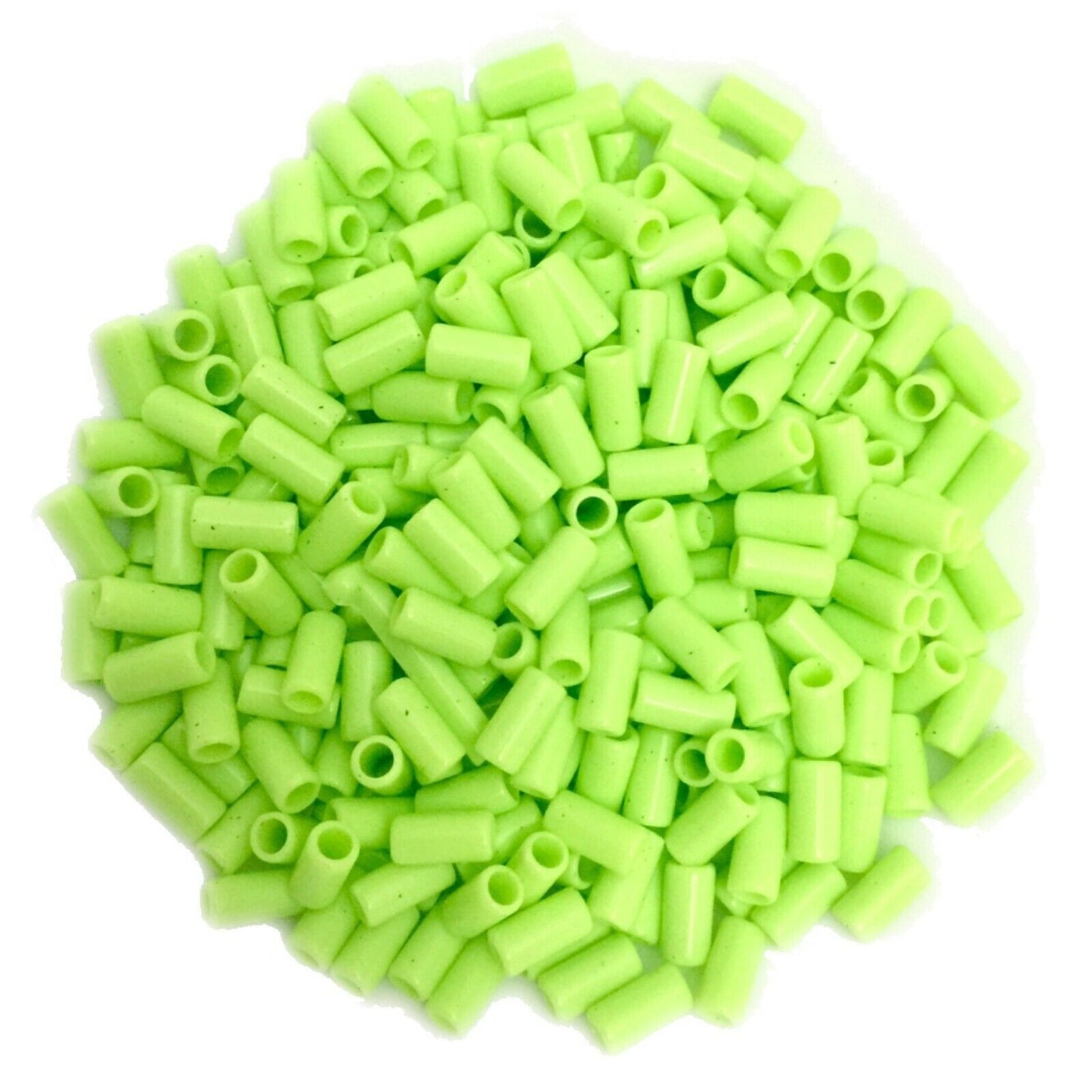 200x Acrylic Barrel Tube Beads 9mmx4mmm - Choose Your Colour