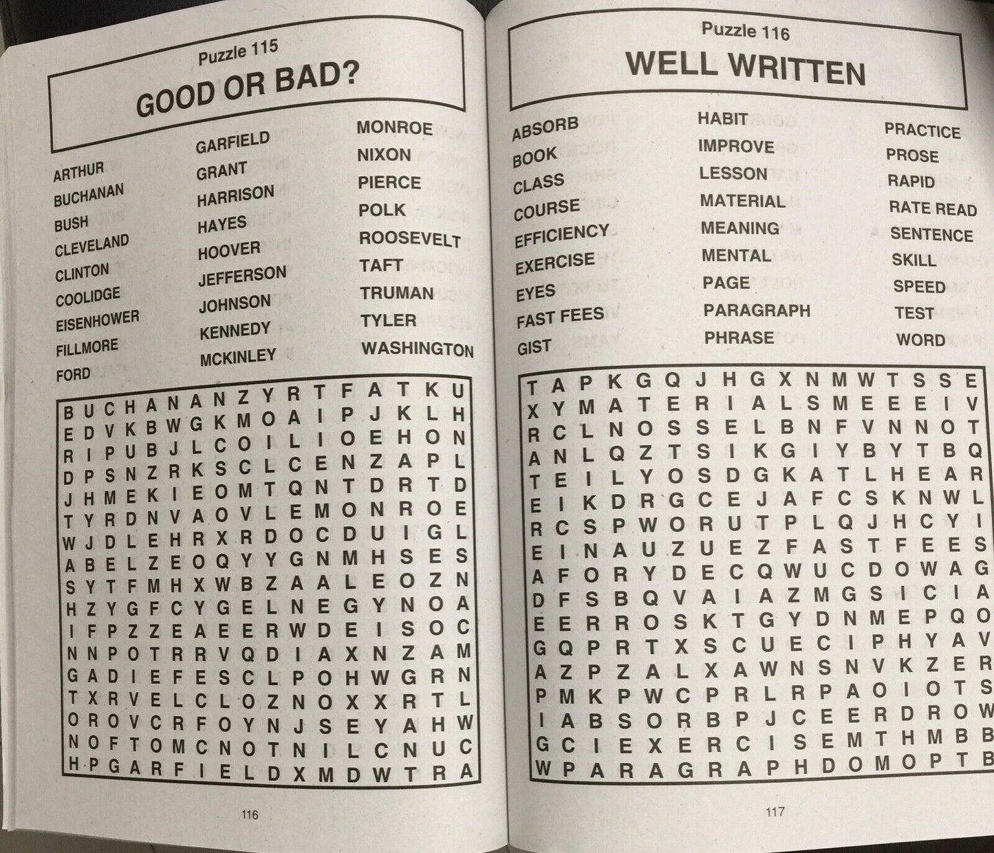 1x Super Jumbo Large Print 192 Puzzle pages Word Search