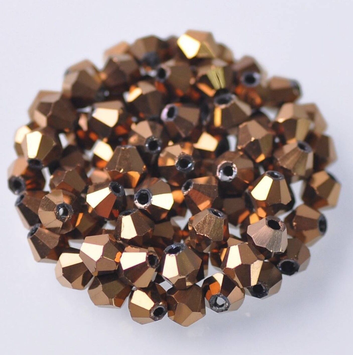 200x Bicone Crystal 4mm Beads RMAA - Choose Your Colour