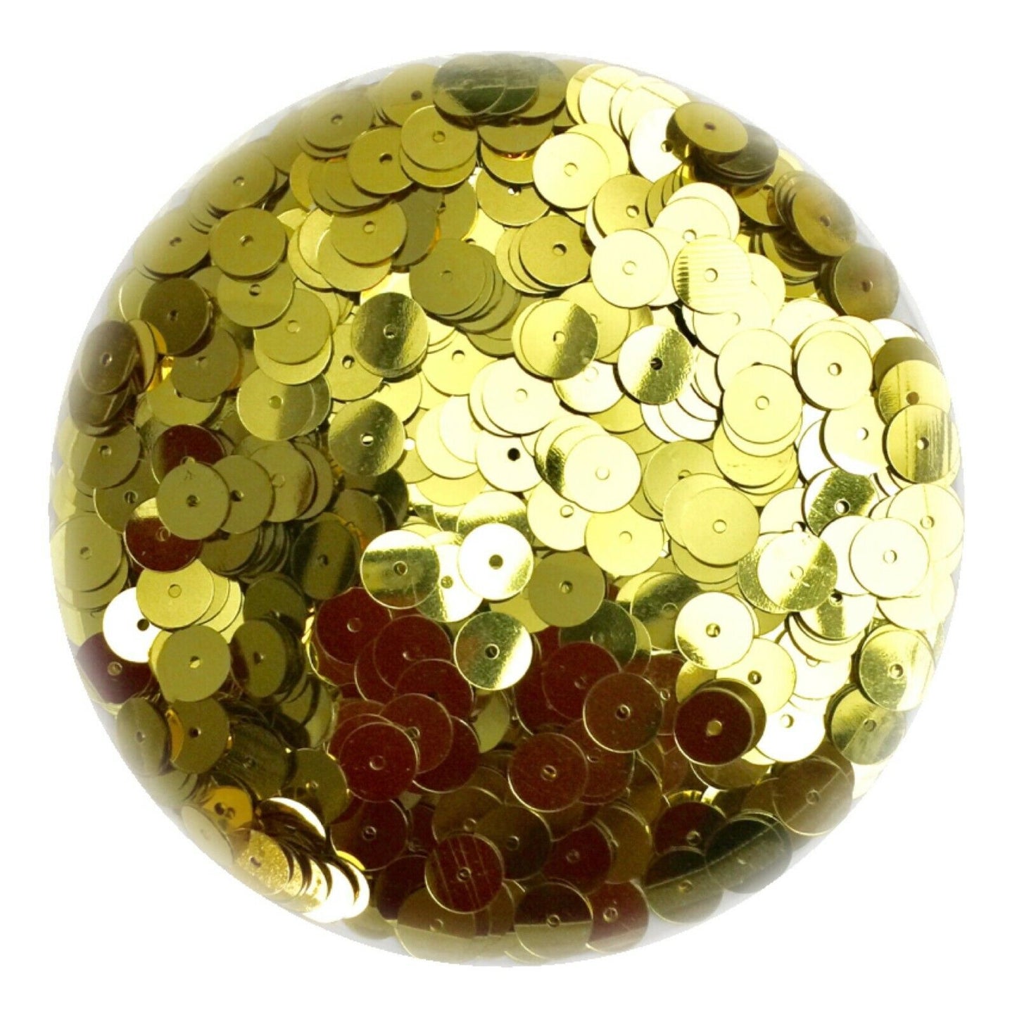 20gms Flat Loose Sequin 6 or 8 mm for Crafting/Sewing - Gold, Silver or Mixed