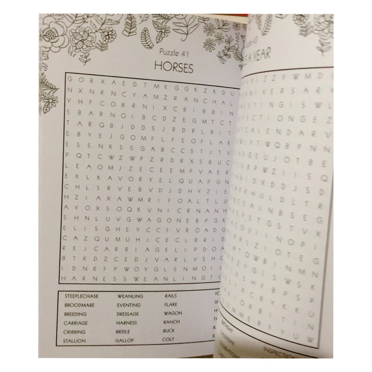 The Calm Art of Word Search for Adult - A5 Size 100 Word Search