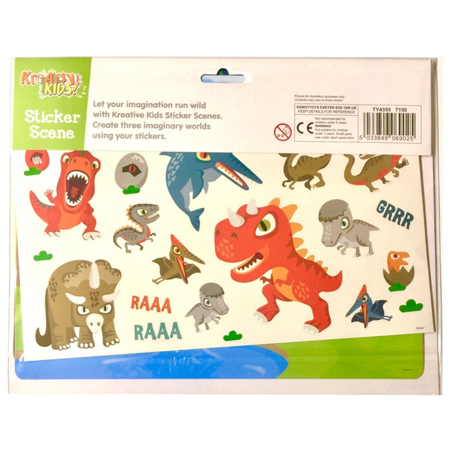 Create Your Own Sticker Scene (3x Scene per Pack) -Pick Between Unicorn, Mermaid