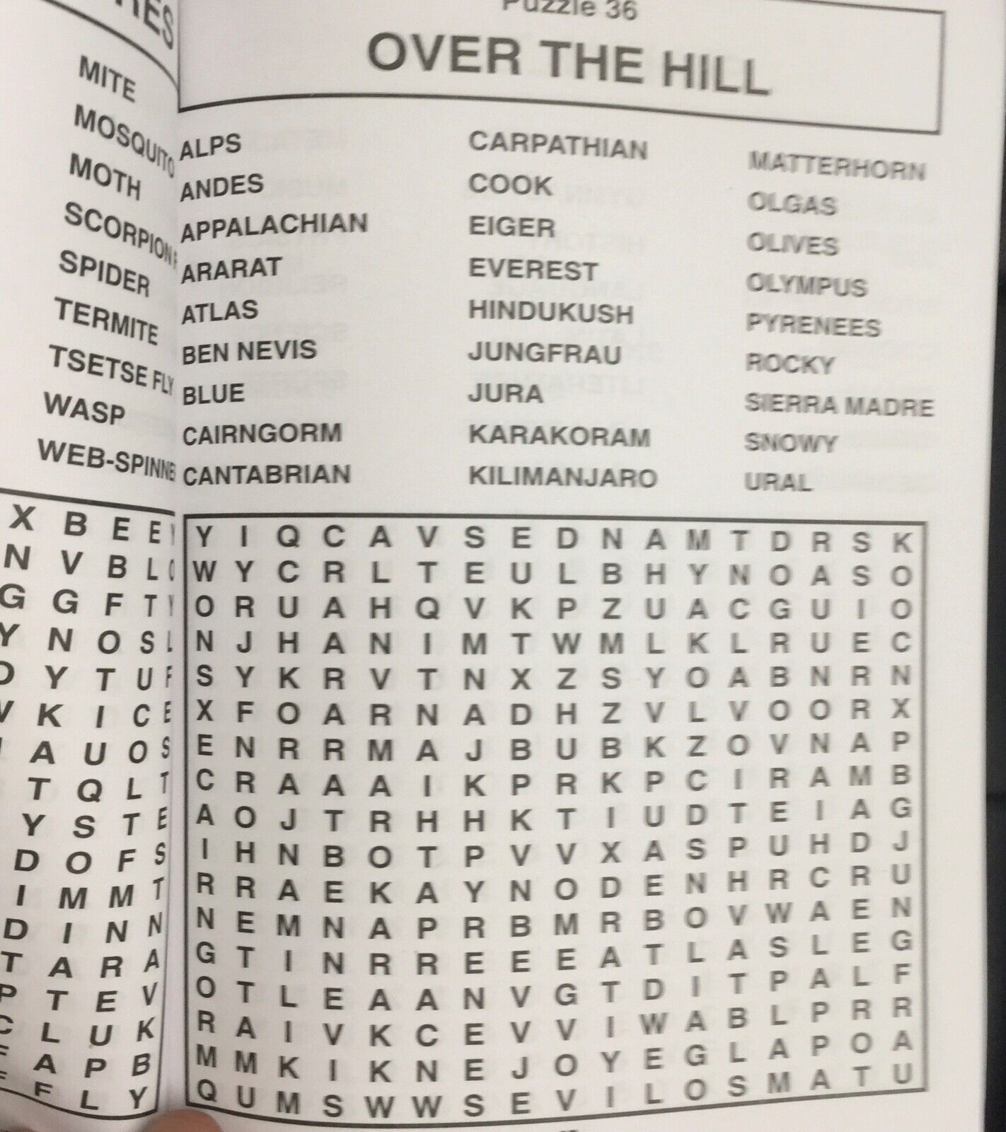 1x A4 Sharp Text 76 White Pages pages Word Search