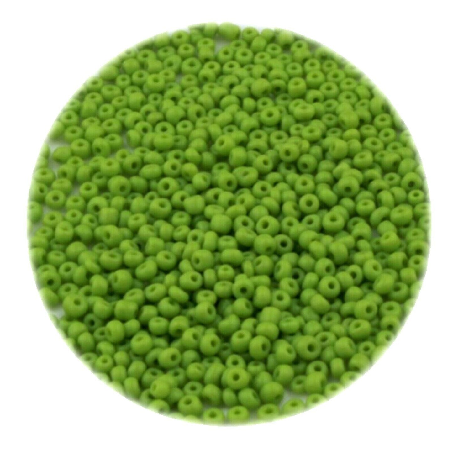 3000+ Glass 2mm Seed Beads Opaque - Pick your Colour