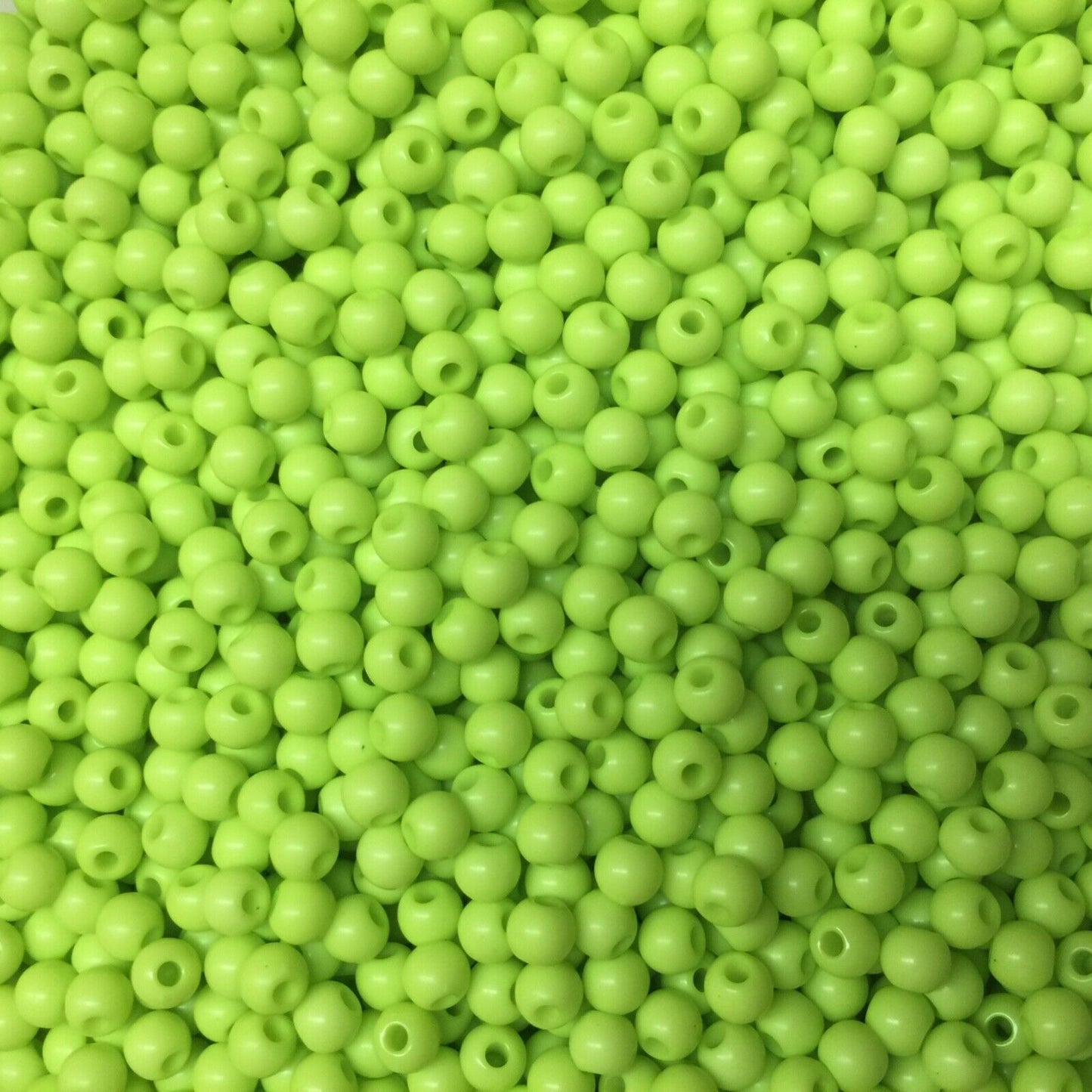 500x Solid Chunky Acrylic Small 4mm Ball Beads - Pick Your Colour