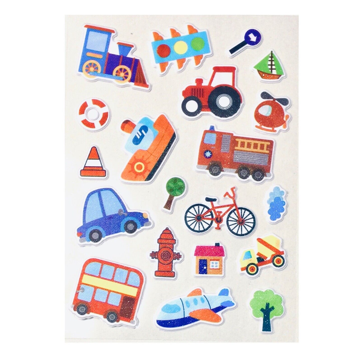 1x Sheet Multi Design 21x15cm 3D Puffy Sticker - Choose Your Design