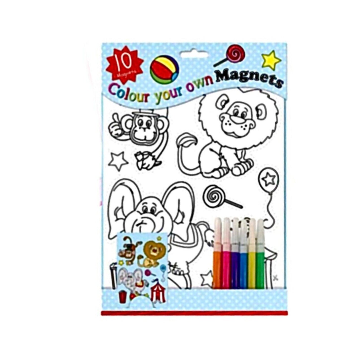 1x Set Colour Your Own Magnets Craft Kit - Choose Your Design