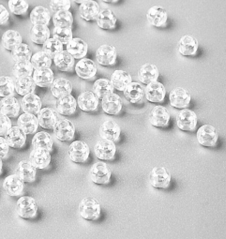 1000x Tiny 3mm Acrylic Faux Pearl Beads for Jewellery Making - Pick Your Colour