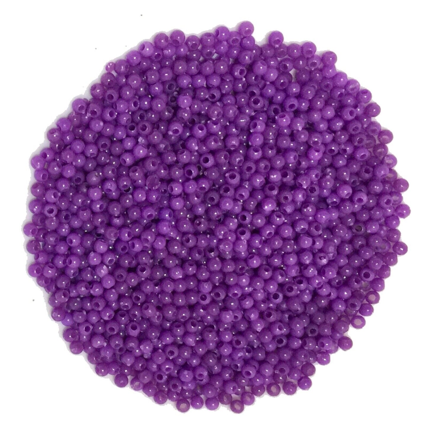 1000x Tiny 3mm Acrylic Candy Beads for Jewellery Making - Pick Your Colour
