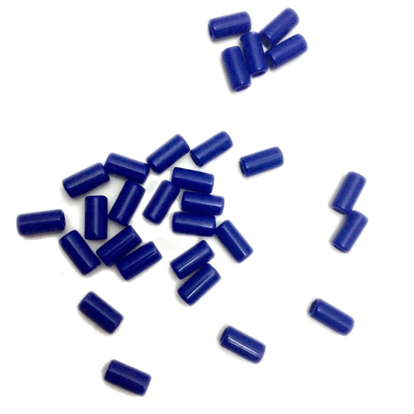 200x Acrylic Barrel Tube Beads 9mmx4mmm - Choose Your Colour