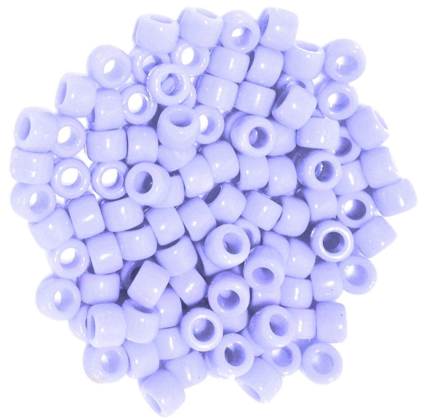 100x Smooth No Joint No Lines High Quality Pony Beads - Choose Your Colour