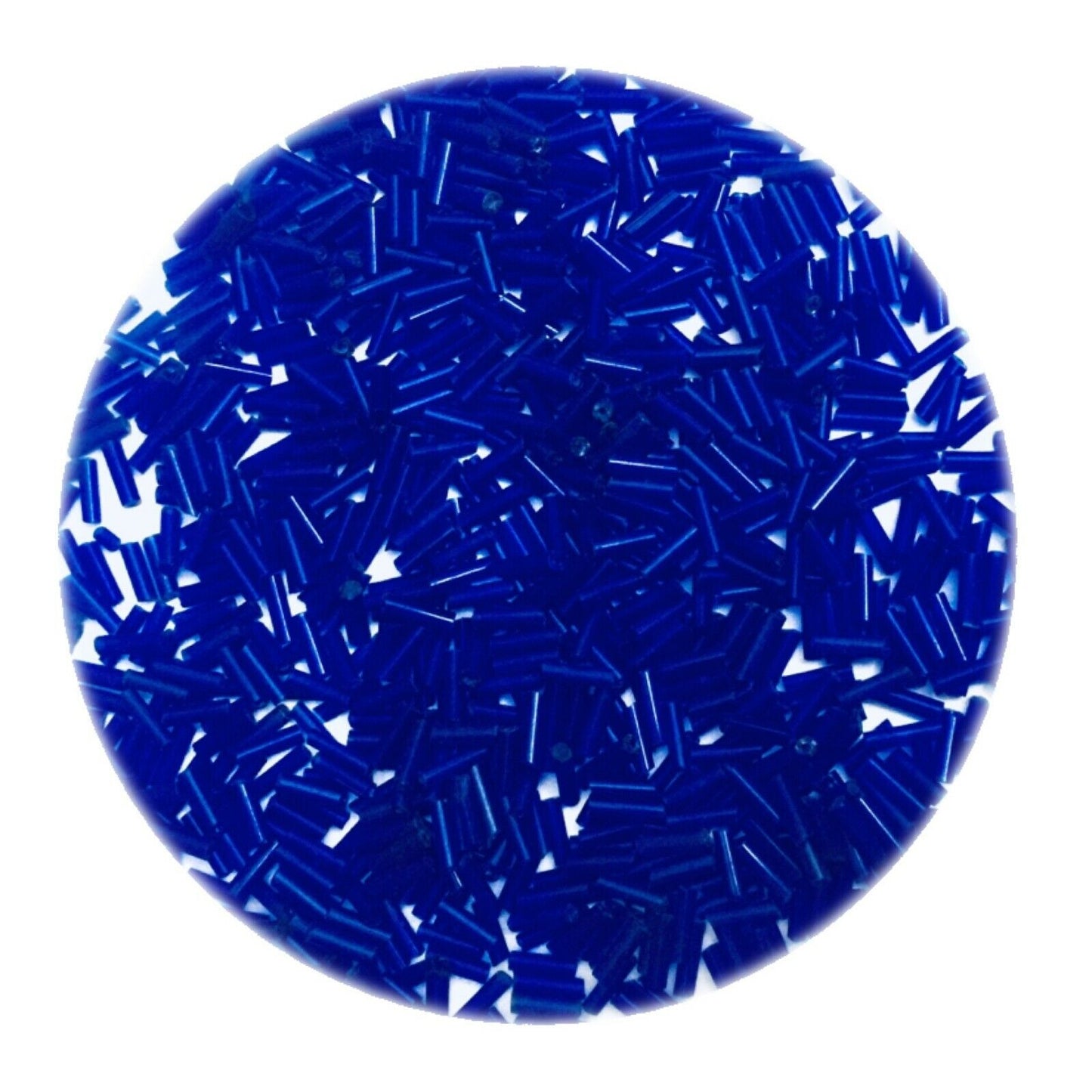 1100+ Bugle Glass 6.5-7.5mm Tube Seed Beads - Choose Your Colour