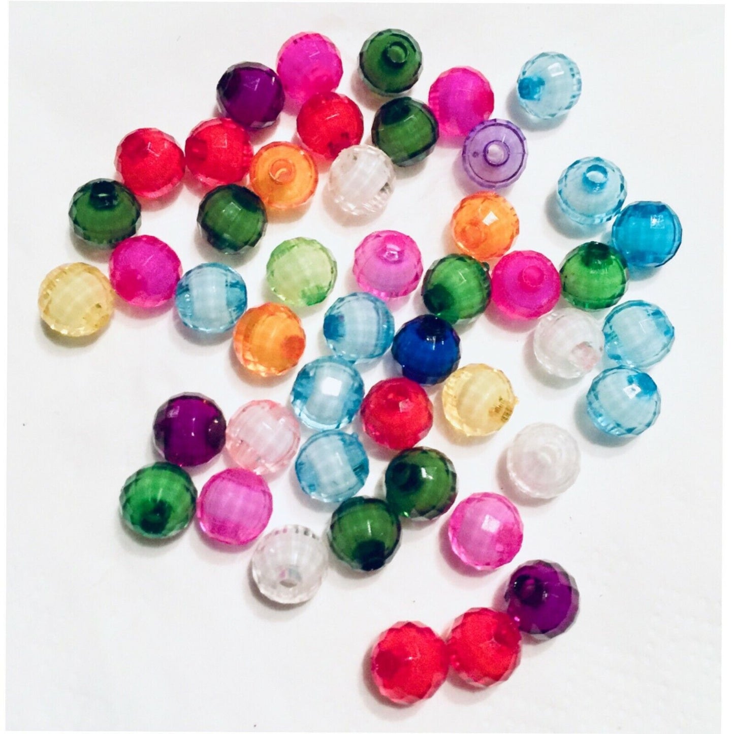 100x Mix Colour Mix Design 8mm Spacer Beads - Pick Your Style