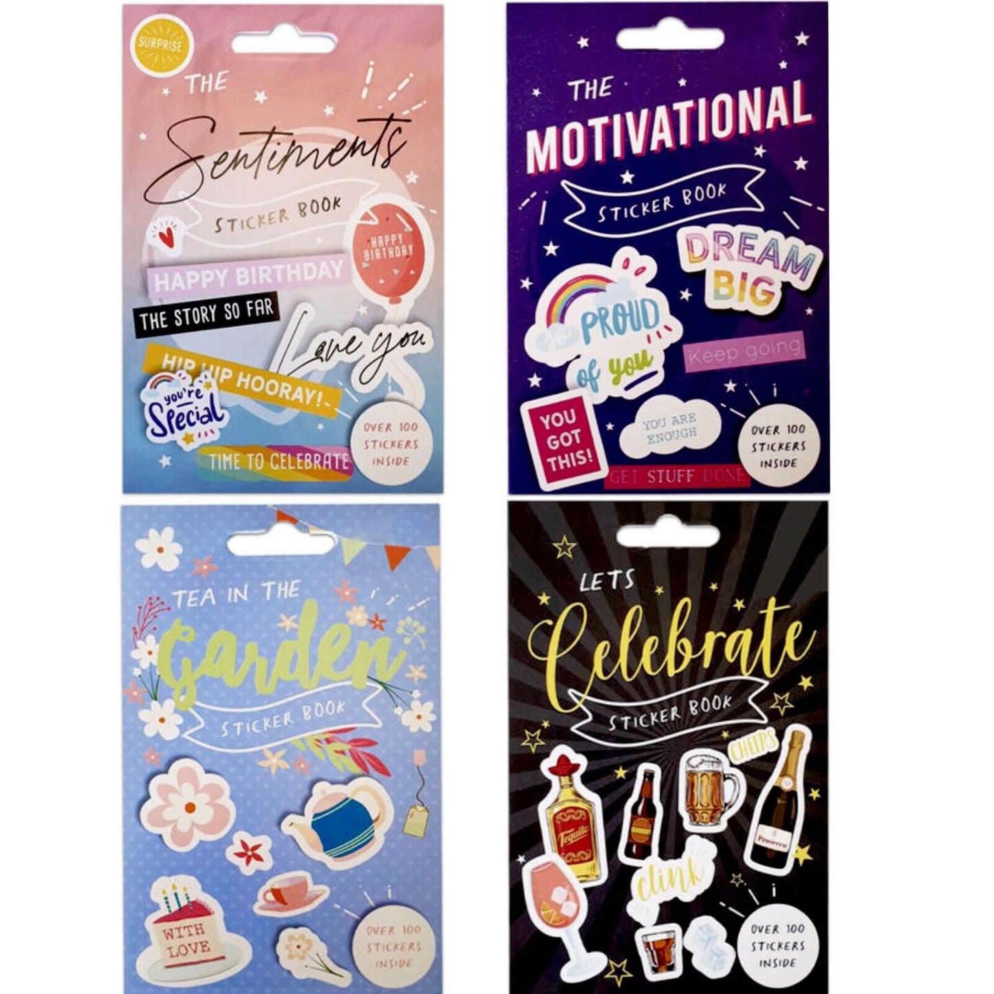 100+ Sentiments, Thoughts, Greetings and More Die Cut Stickers
