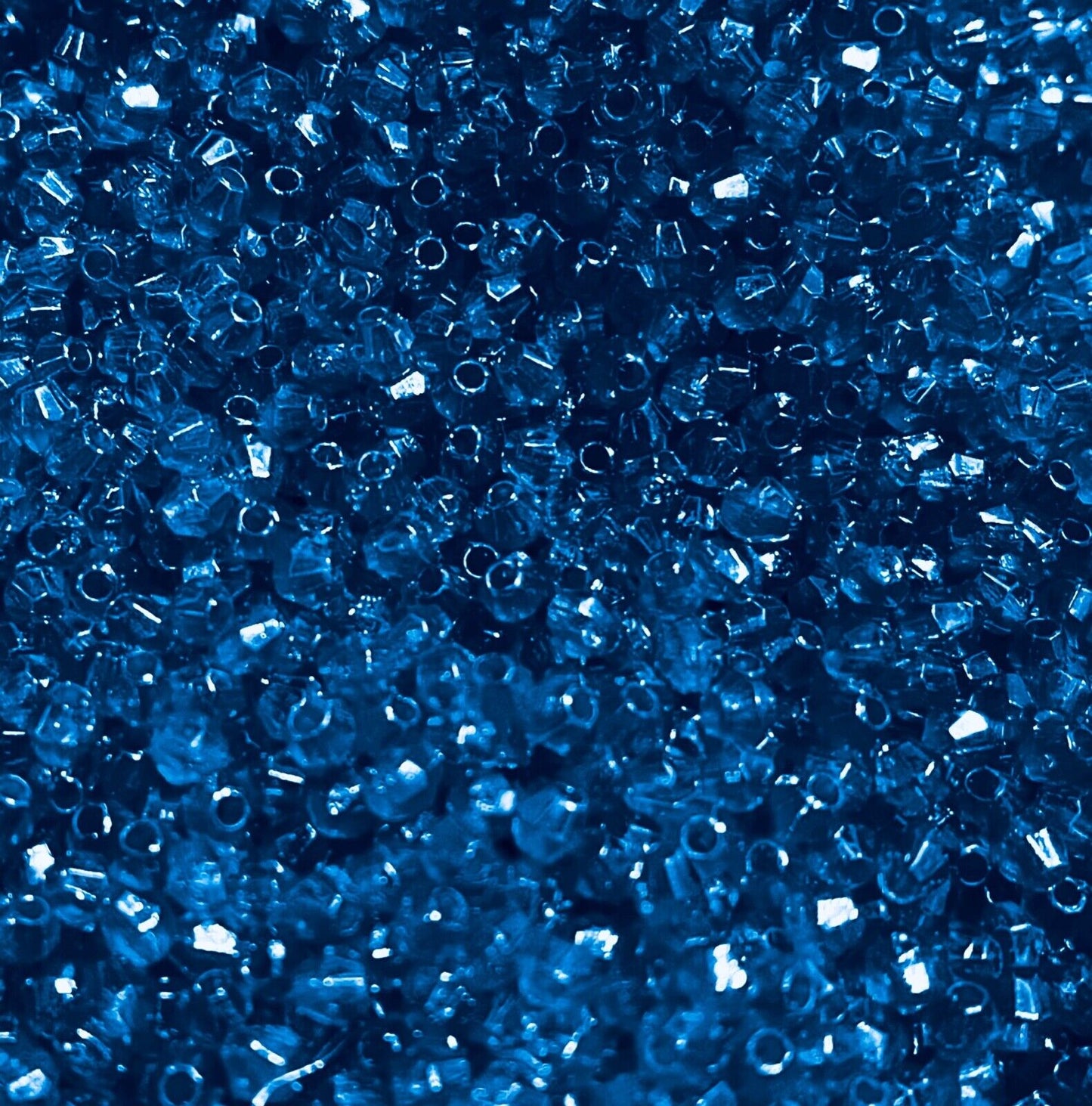 1000x Tiny Mini 3mm Acrylic Bicone Beads for Jewellery Making - Pick Your Colour