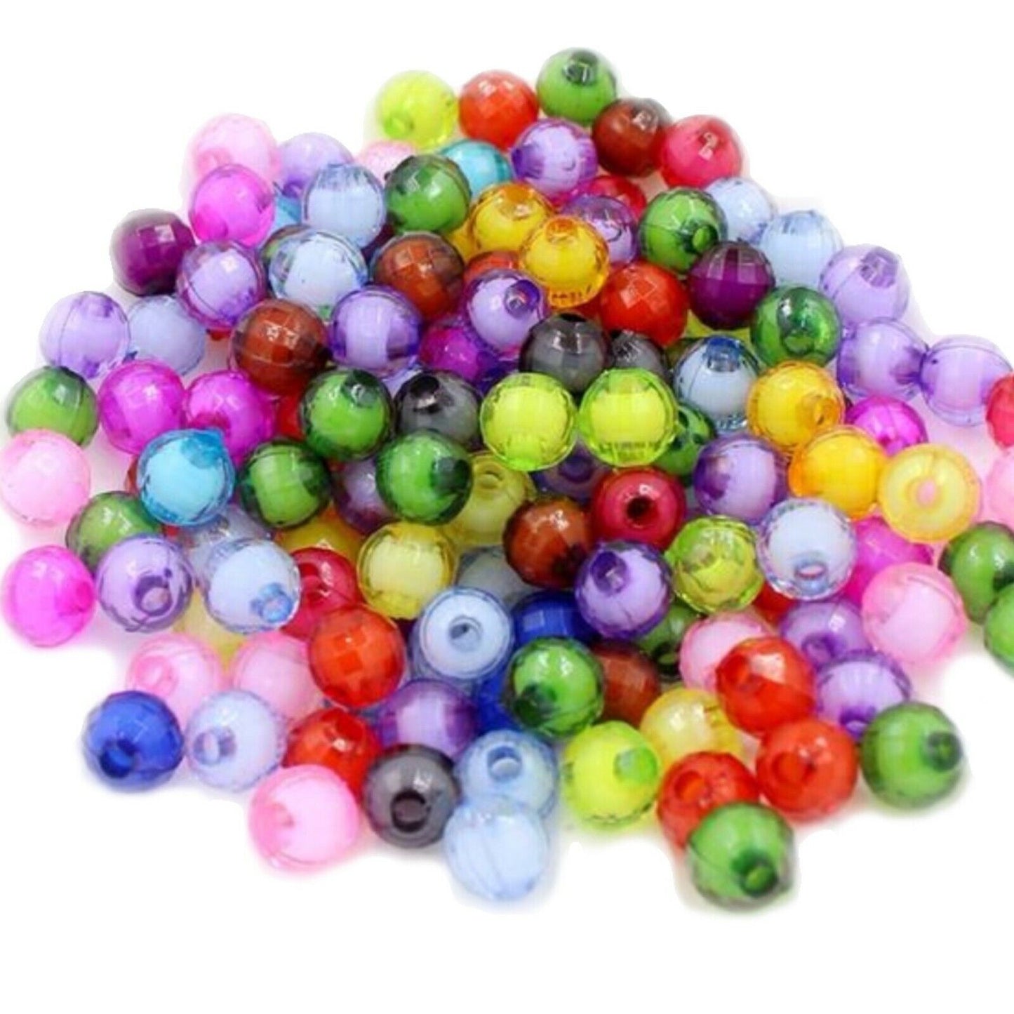 100x Mix Colour Mix Design 8mm Spacer Beads - Pick Your Style