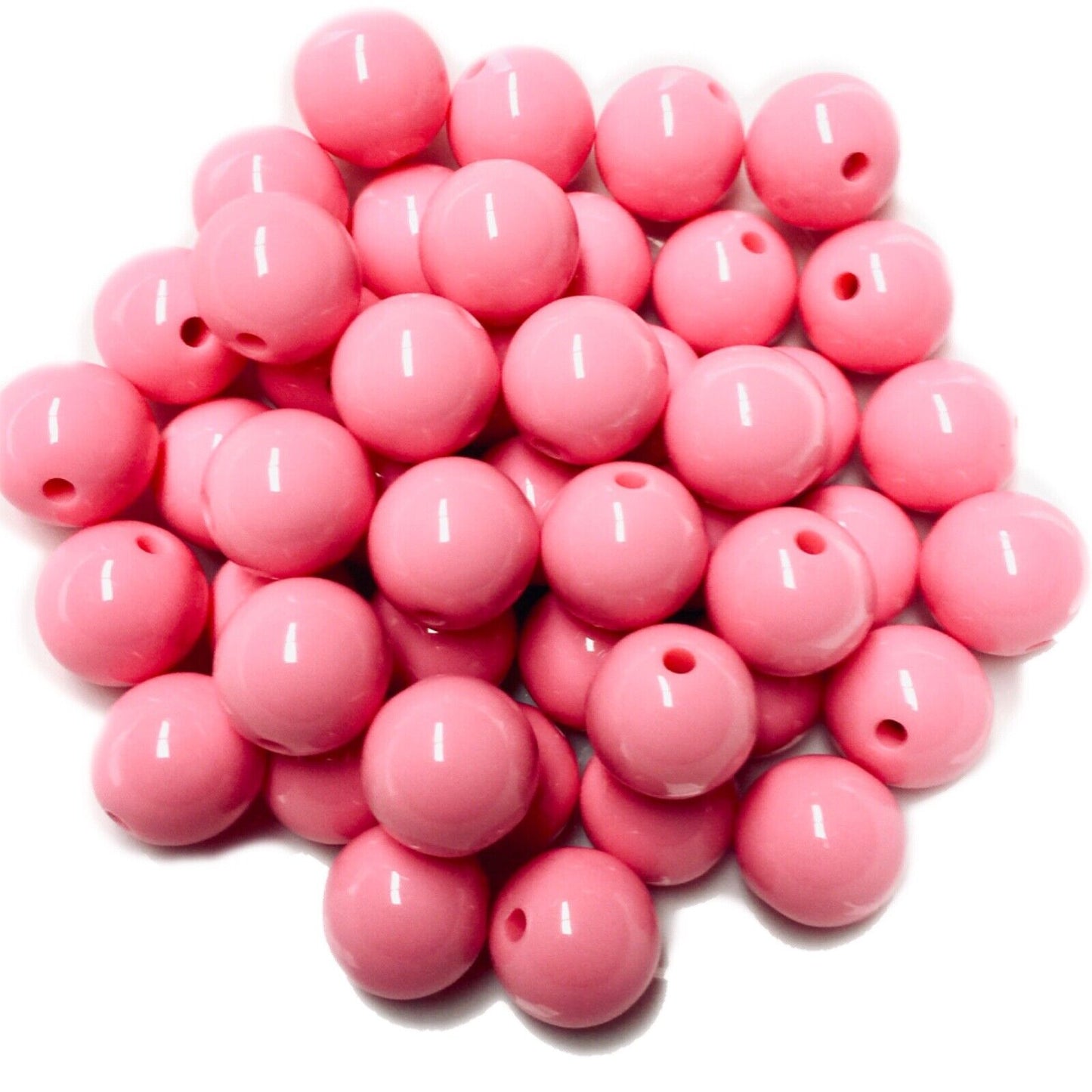 12x Solid Chunky Large 16mm GumBall Candy Bubble Gum Acrylic Beads