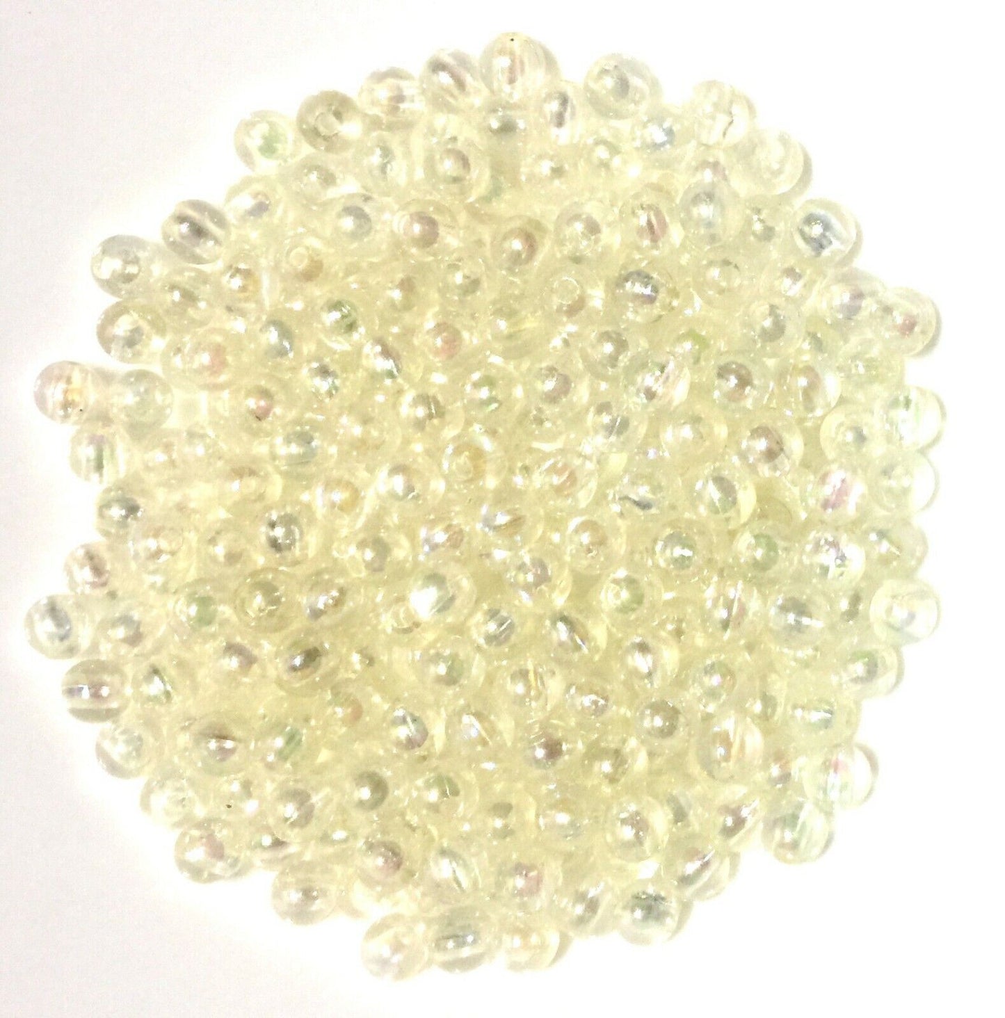 150x Acrylic 6mm Iridescent Coloured Beads - Choose Your Colour