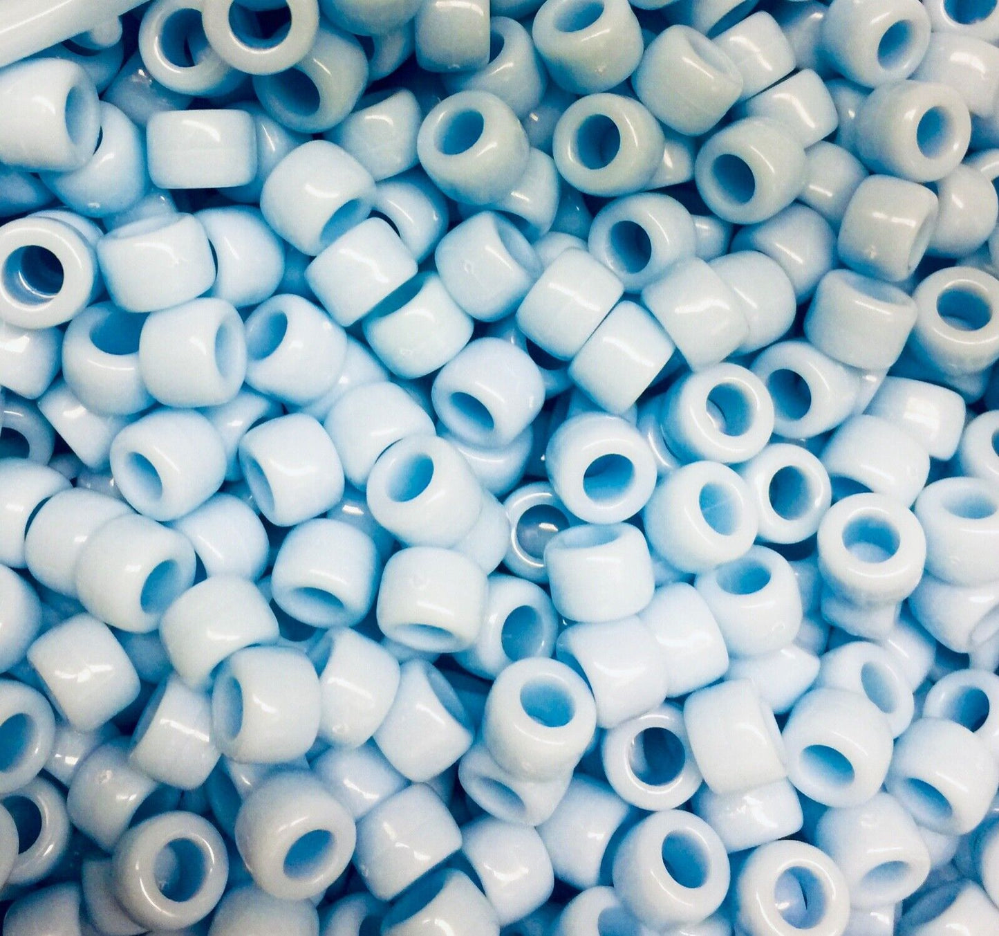 100x Smooth No Joint No Lines High Quality Pony Beads - Choose Your Colour