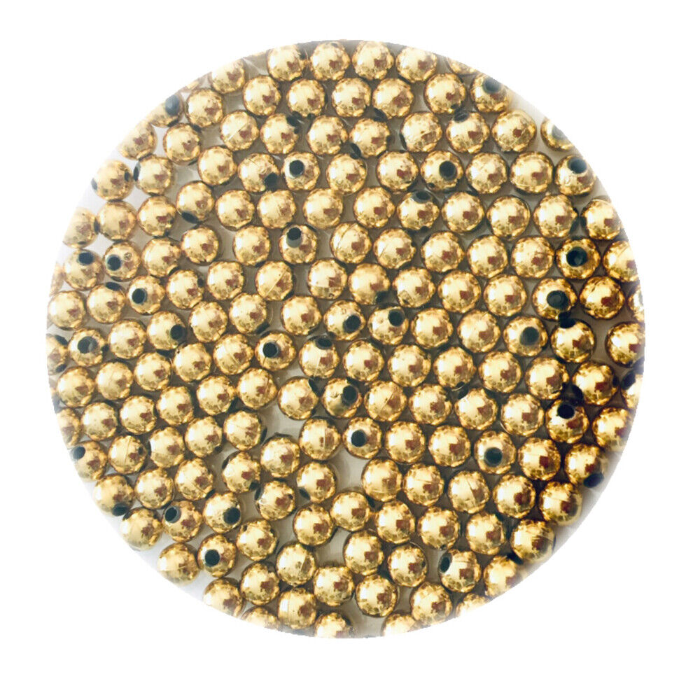 200x Acrylic 6mm Faux Pearl Beads - Choose Your Colour
