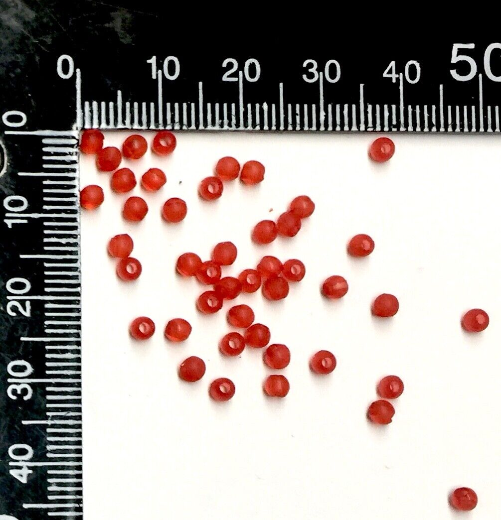 1000x Tiny 3mm Acrylic Faux Pearl Beads for Jewellery Making - Pick Your Colour