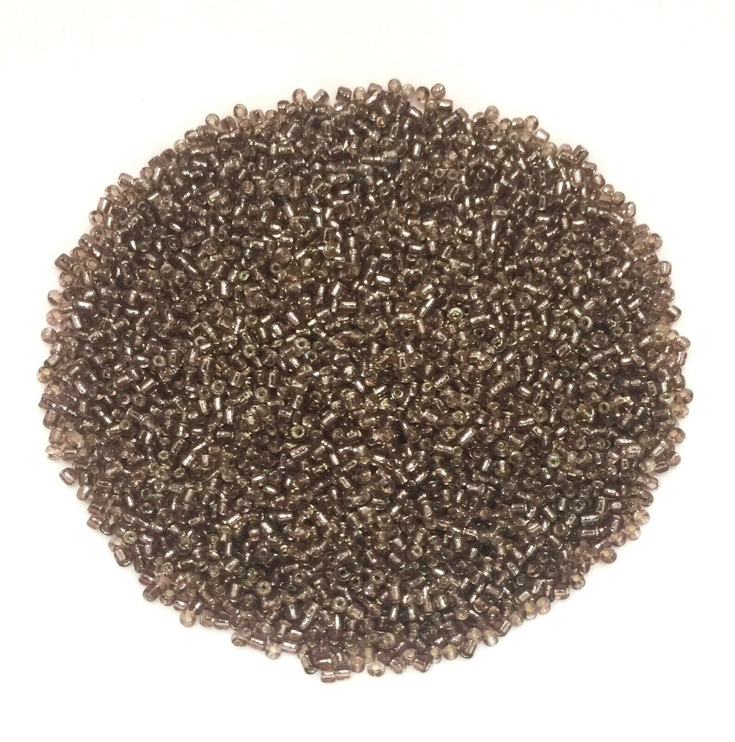 3000+ Glass 2mm Seed Beads Silver Lined - Pick your Colour