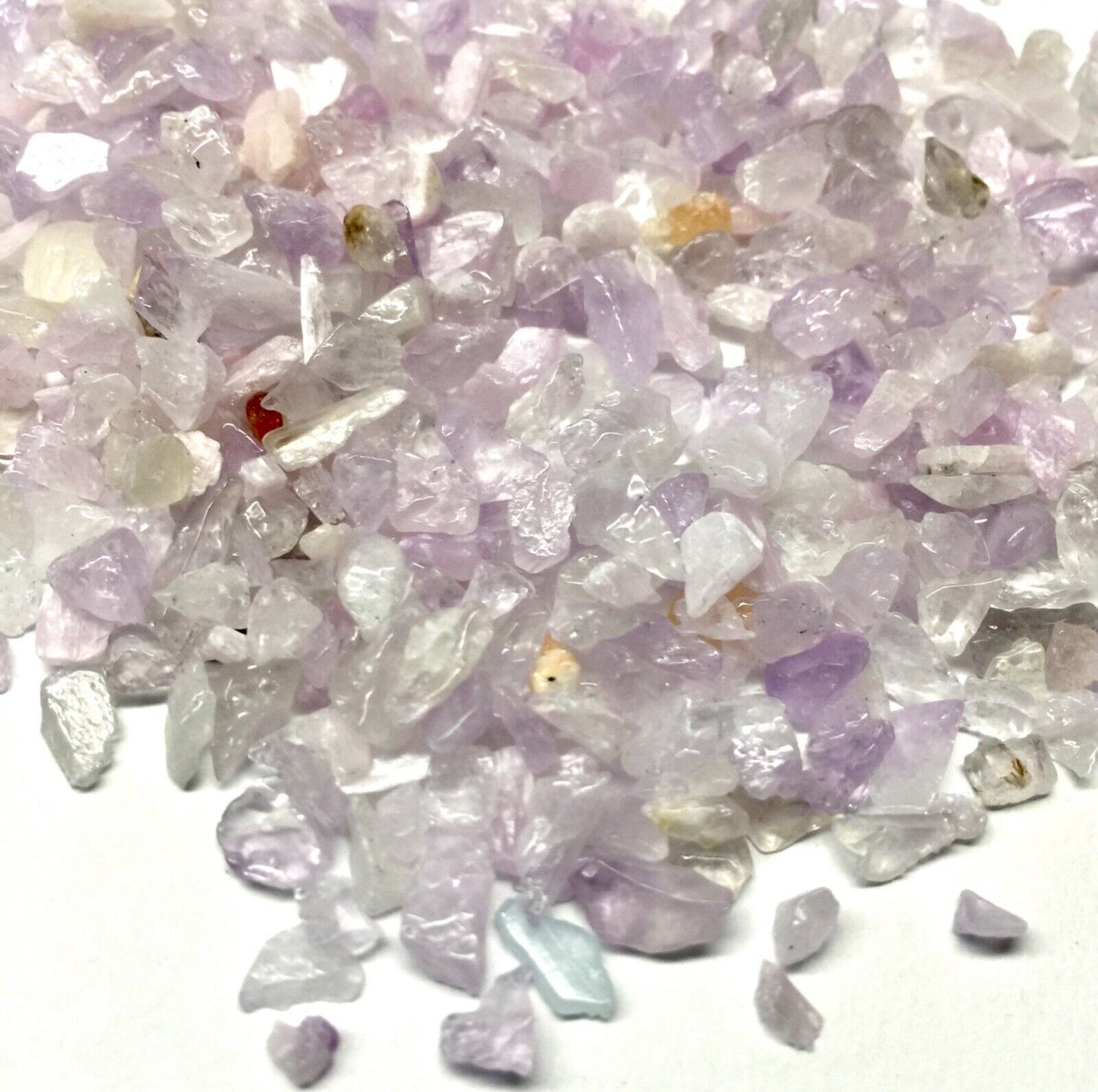 1x Wishing Bottle with Natural Stone Gemstone Chakra Crystal Chips Nuggets