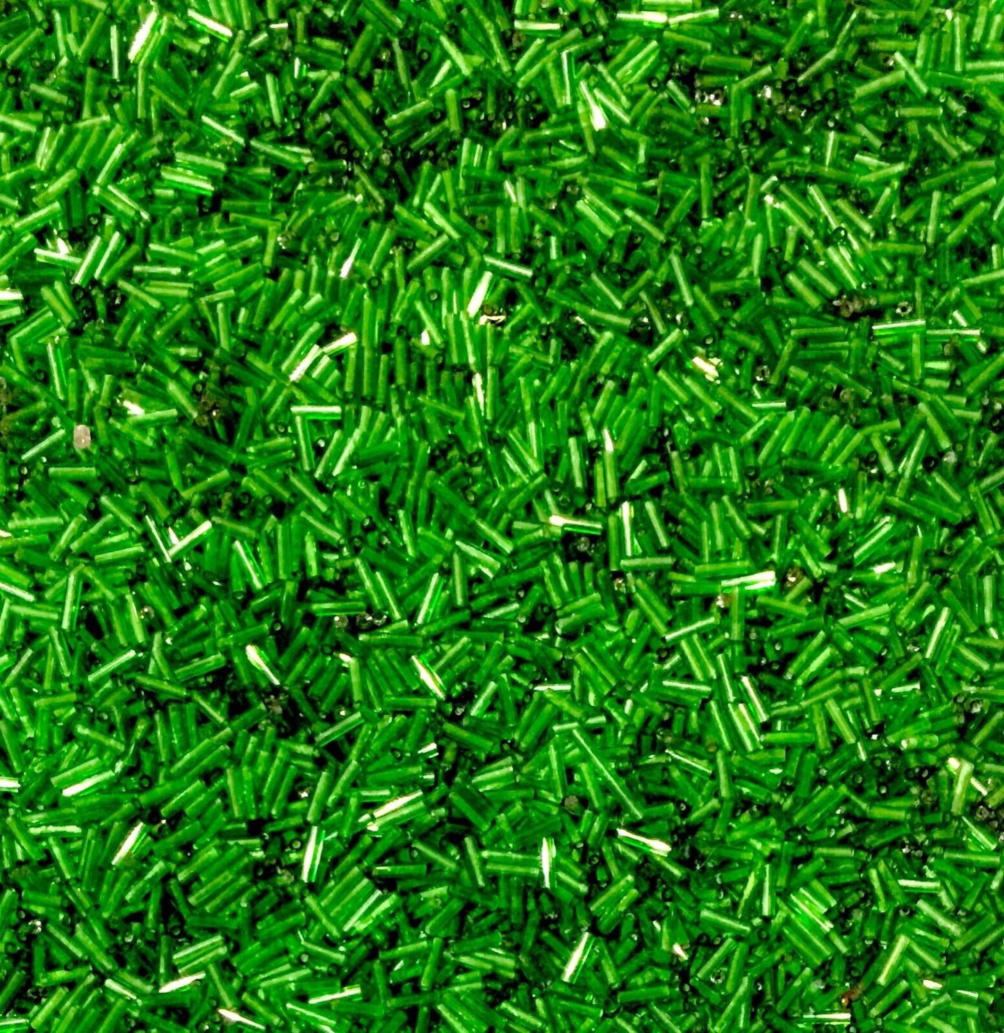 1100+ Bugle Glass 6.5-7.5mm Tube Seed Beads - Choose Your Colour