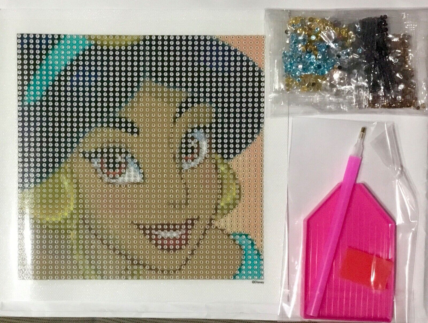 1x Disney Princess Resin Diamond Art Embroidery DIY Box Kit