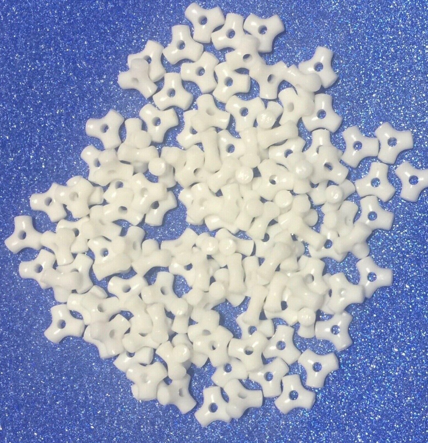 200x Mix Coloured 10MM Tri Beads - Pick Your Colour