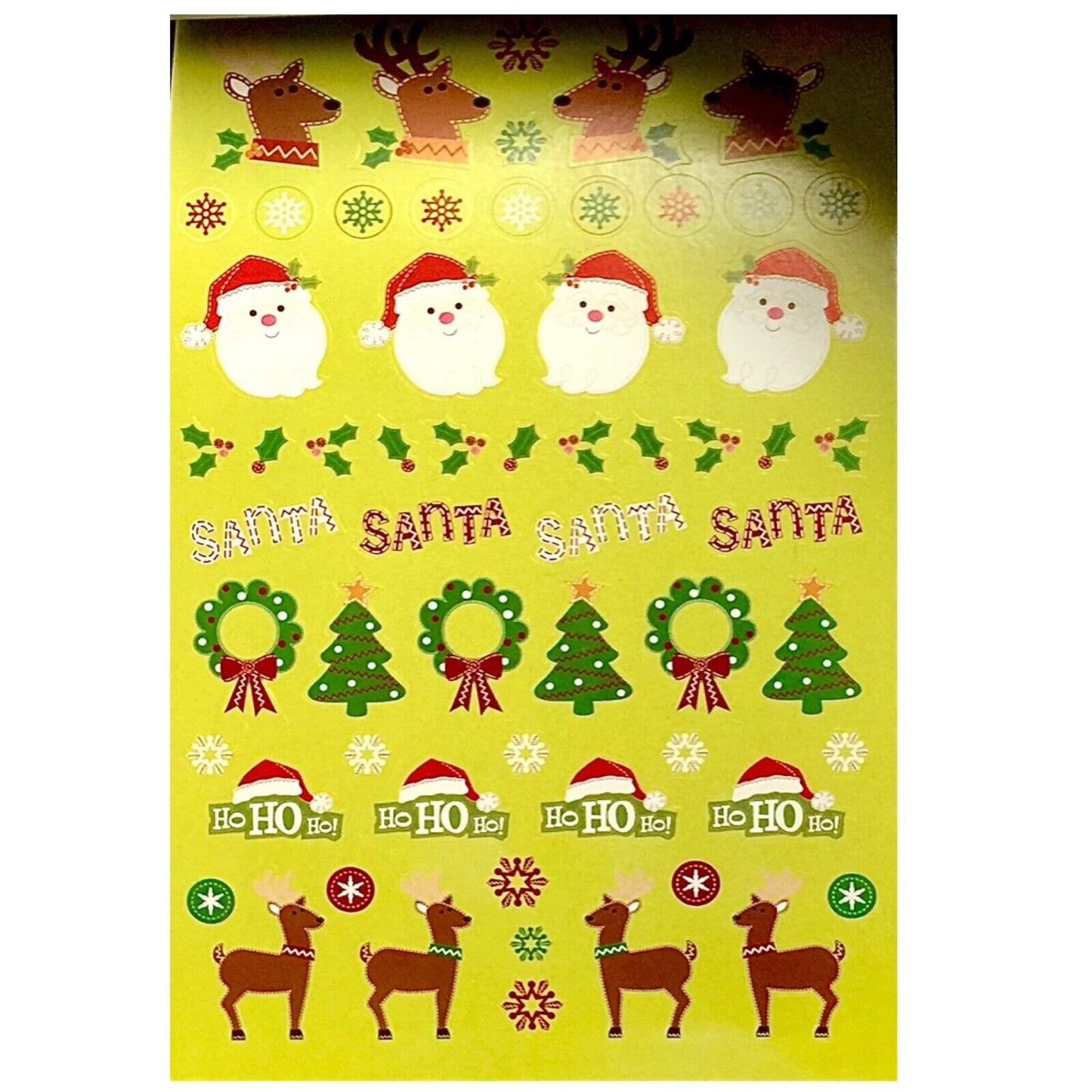 1 Pad Christmas Holiday Die-Cut Sticker Book - Choose Your Design