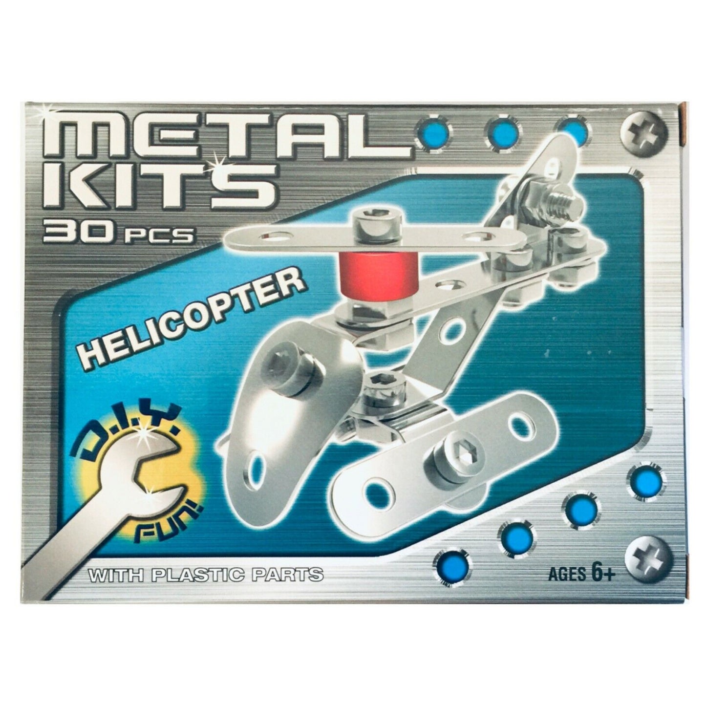 Construct Your Own Vehicle Metal DIY Kit - Choose Aeroplane, Copter or Tractor