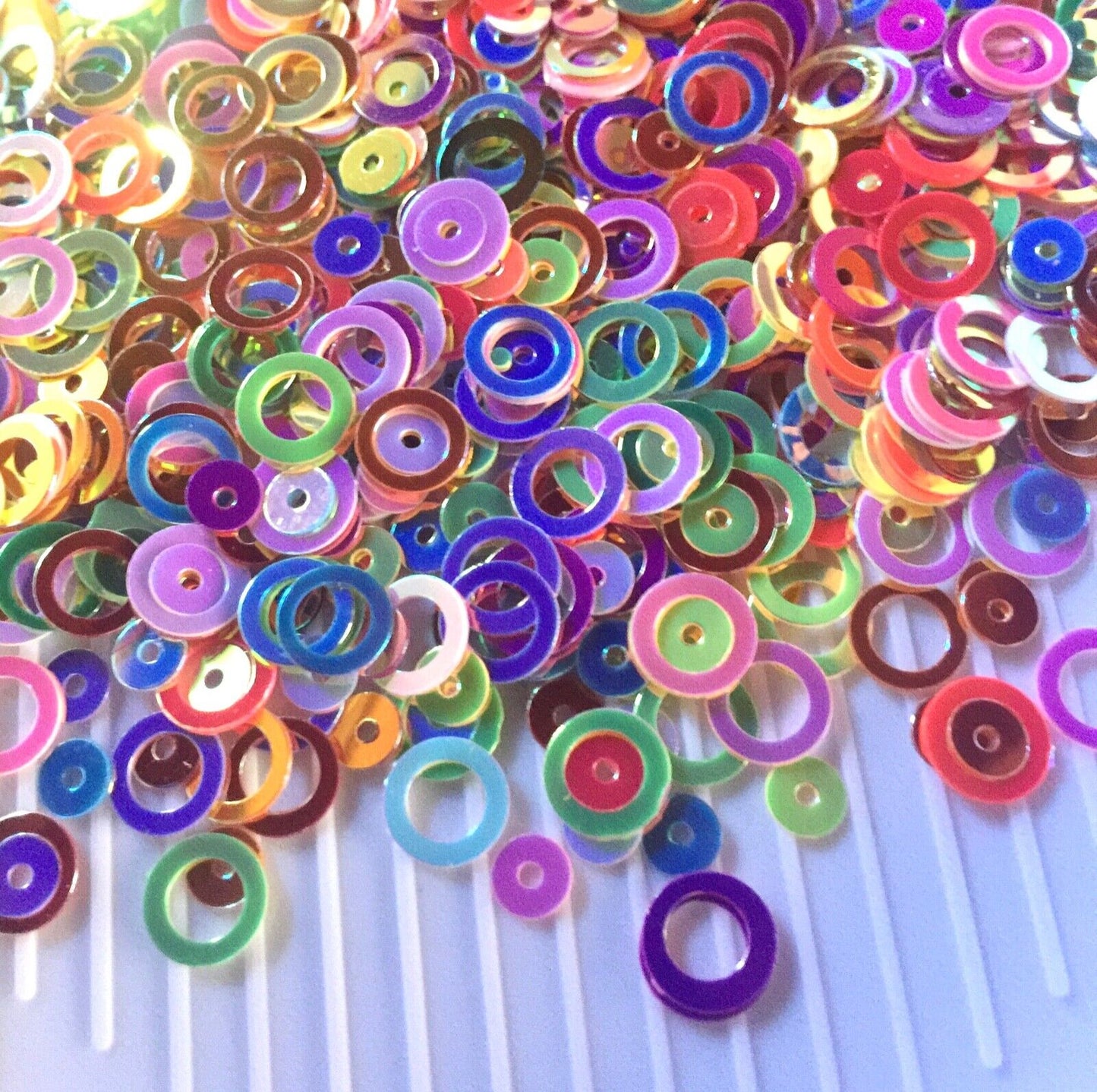 10g Multi Style Multicolour Tiny Sequins for Shaker Cards Making & Other Crafts