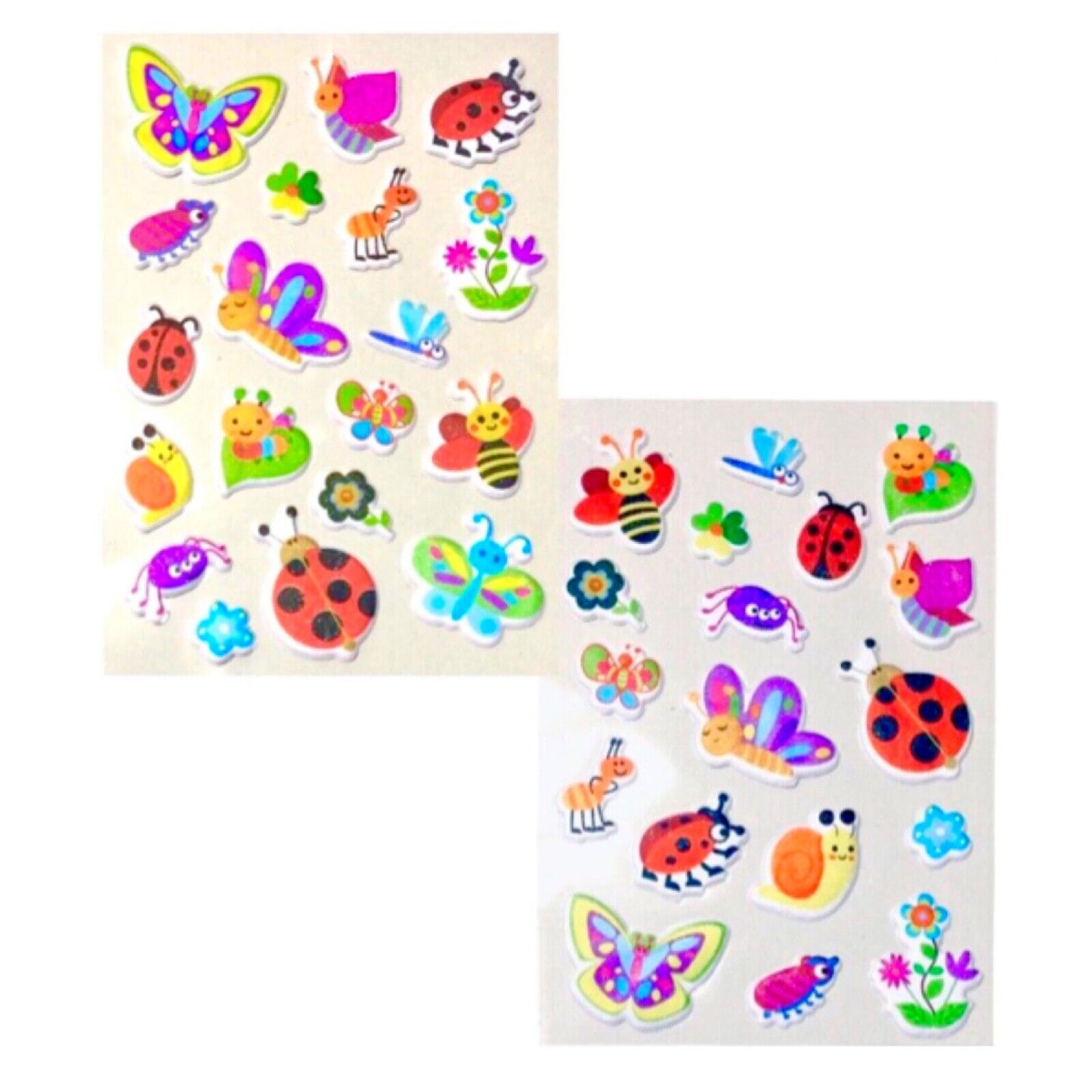 2x Sheet Multi Design 21x15cm 3D Puffy Sticker - Choose Your Design