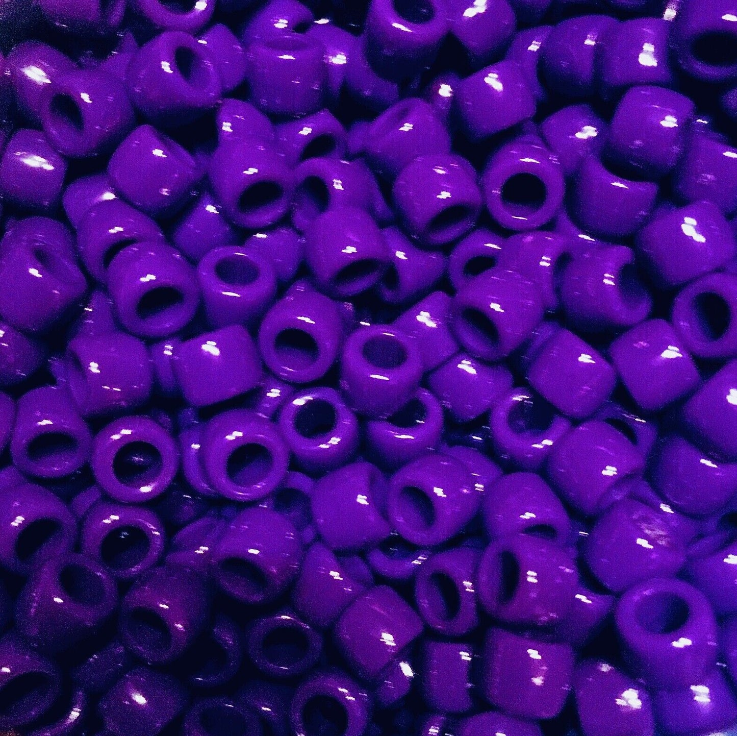 100x Smooth No Joint No Lines High Quality Pony Beads - Choose Your Colour