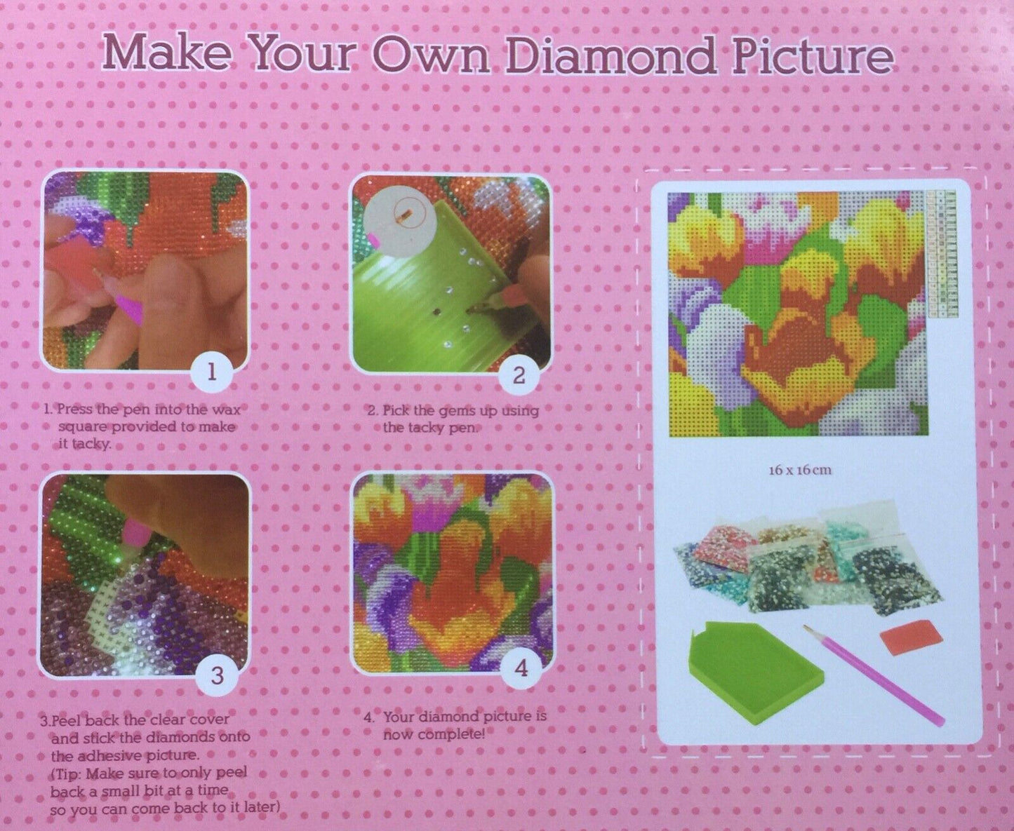 Crystal Creation Resin Diamond Art Embroidery DIY Box Kit