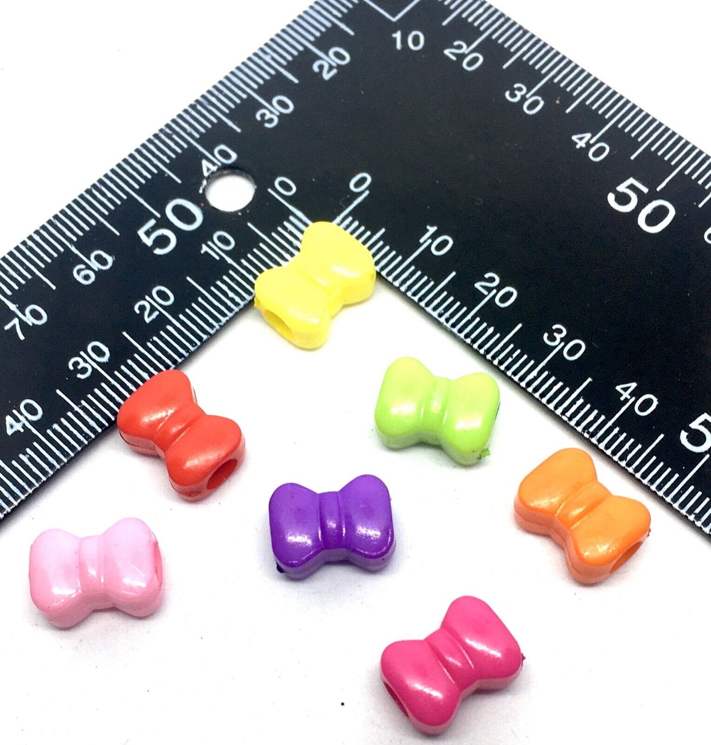100x Mix Coloured Mix Style Large Hole Fancy Beads - Choose your Style