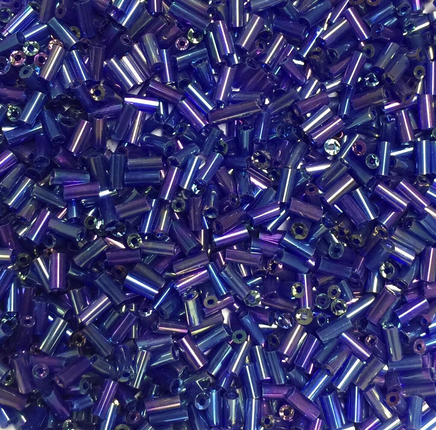1800+ Shiny Bugle Glass 4.5-5.0mm Seed Tube Beads - Choose Your Colour
