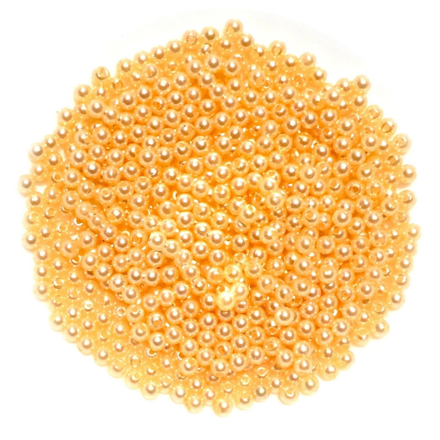 500x Acrylic 4mm Pearl Beads for Jewellery Making - Pick Your Colour