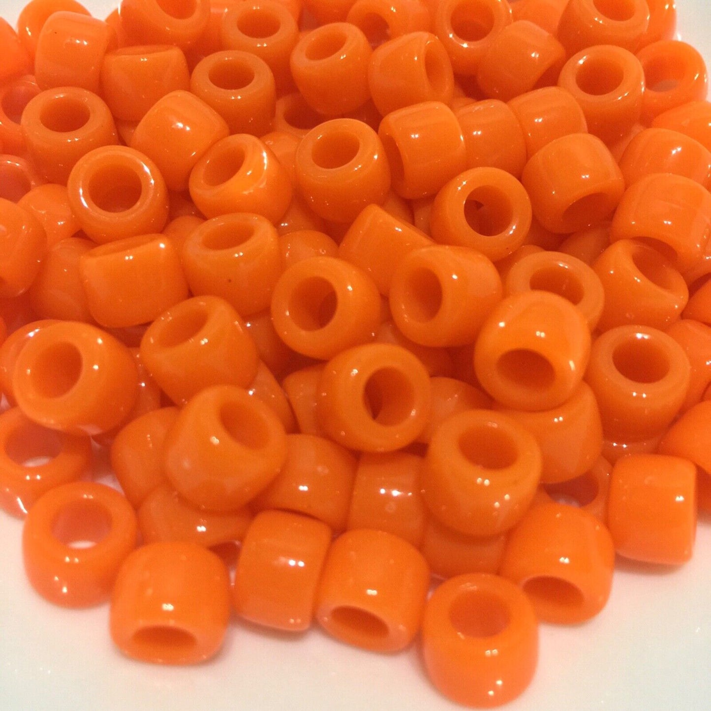 100x Smooth No Joint No Lines High Quality Pony Beads - Choose Your Colour