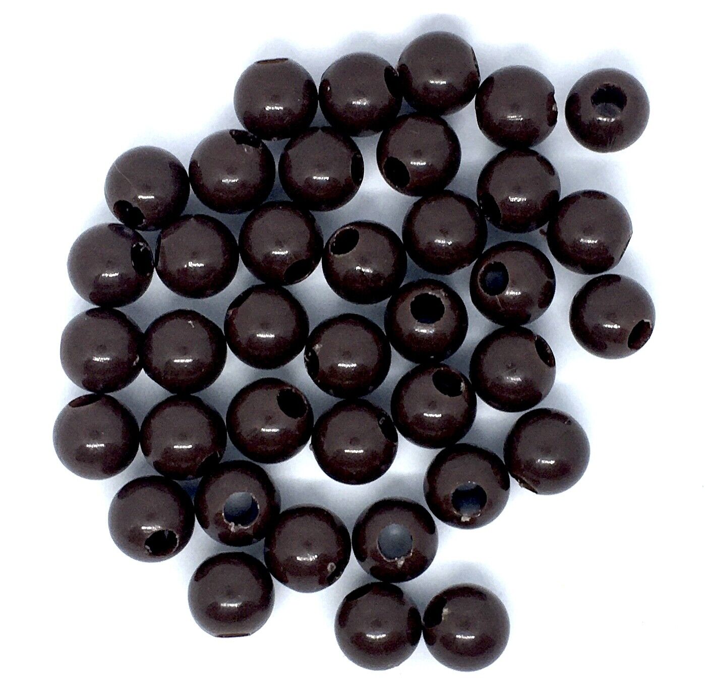 100x Large Hole 13mmx9mm Acrylic Beads - Choose your Colour