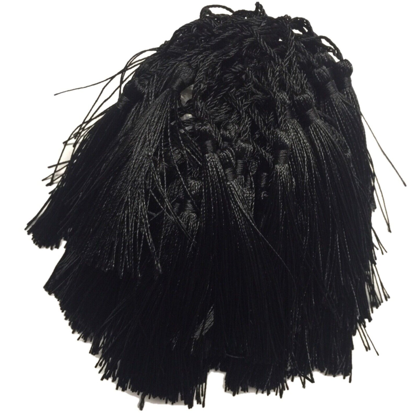 10x Satin Feel Colourful 13cm Tassels for Jewellery or Craft Making