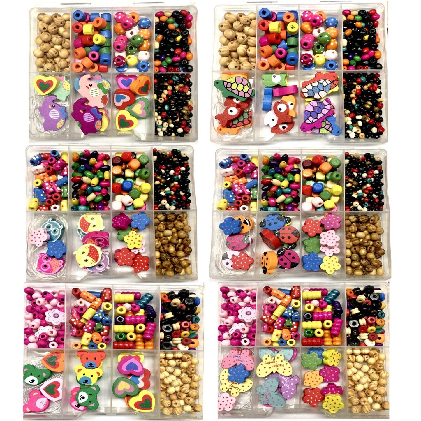 Wooden Beads DIY Jewellery Making Kit - Choose Your Charms