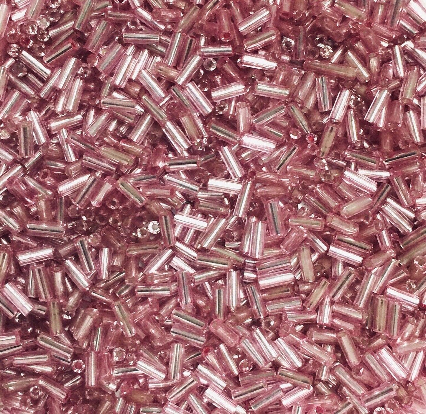 1800+ Shiny Bugle Glass 4.5-5.0mm Seed Tube Beads - Choose Your Colour